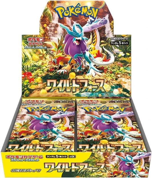 Pokemon Japanese Wild Force Booster Box - SV5K